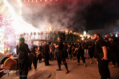 عزدارای خرمشهری‌ها در شب عاشورا