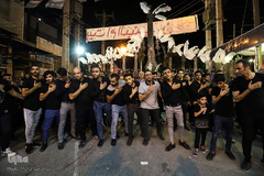 عزدارای خرمشهری‌ها در شب عاشورا