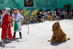 عزاداری ظهر عاشورا در حسینیه سیاهبند