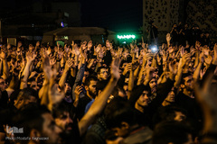 مراسم خیمه سوزان در میدان امام حسین (ع)