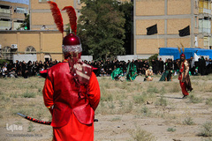 مراسم شبیه خوانی در شهرک عرب‌های مشهد