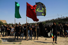 مراسم شبیه خوانی در شهرک عرب‌های مشهد