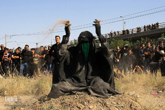 مراسم شبیه خوانی در شهرک عرب‌های مشهد