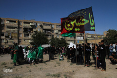 مراسم شبیه خوانی در شهرک عرب‌های مشهد