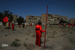 مراسم شبیه خوانی در شهرک عرب‌های مشهد