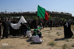 مراسم شبیه خوانی در شهرک عرب‌های مشهد