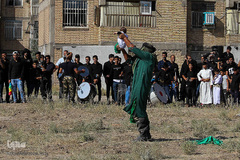 مراسم شبیه خوانی در شهرک عرب‌های مشهد