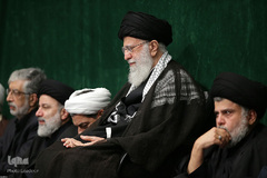 مراسم عزاداری شب شام غریبان حسینی(ع) در حسینیه امام‌خمینی(ره)