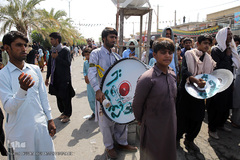 عزاداری ظهر عاشورا در منطقه محروم جازموریان