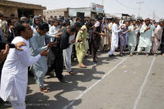 عزاداری ظهر عاشورا در منطقه محروم جازموریان