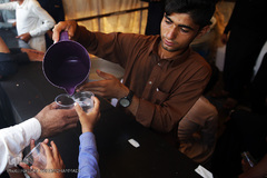 عزاداری ظهر عاشورا در منطقه محروم جازموریان