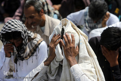 عزاداری ظهر عاشورا در منطقه محروم جازموریان