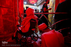 حرم مطهر امام حسین(ع) در شام غریبان