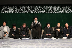 آخرین شب مراسم عزاداری حضرت اباعبدالله الحسین(ع) در حسینیه امام خمینی(ره)