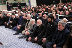 آخرین شب مراسم عزاداری حضرت اباعبدالله الحسین(ع) در حسینیه امام خمینی(ره)