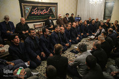 سوگ نشینی جامعه قرآنی در شب سوم شهادت سالار شهیدان
