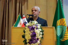 سعید اوحدی، رئیس سازمان فرهنگی و هنری شهرداری تهران در اختتامیه دومین دوره مسابقات قرآن اورژانس کشور