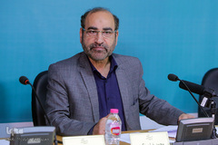 محمدرضا ‌سنگری،‌ ‌دبیر ‌علمی ‌کتاب عاشورا در نشست خبری کتاب سال عاشورا