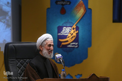 حجت‌الاسلام والمسلمین صدیقی، امام جمعه موقت تهران در اختتامیه مرحله نهایی مسابقات قرآن ارتش