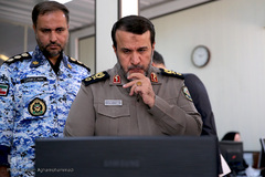 بازدید سردار بهمن کارگر، رئیس بنیاد حفظ آثار و نشر ارزش‌های دفاع مقدس از ایکنا