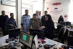 بازدید سردار بهمن کارگر، رئیس بنیاد حفظ آثار و نشر ارزش‌های دفاع مقدس از ایکنا