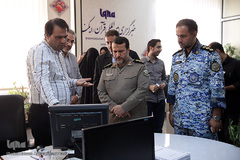 بازدید سردار بهمن کارگر، رئیس بنیاد حفظ آثار و نشر ارزش‌های دفاع مقدس از ایکنا