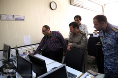 بازدید سردار بهمن کارگر، رئیس بنیاد حفظ آثار و نشر ارزش‌های دفاع مقدس از ایکنا