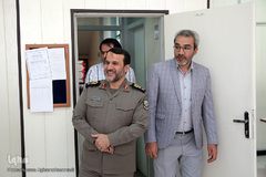 بازدید سردار بهمن کارگر، رئیس بنیاد حفظ آثار و نشر ارزش‌های دفاع مقدس از ایکنا