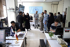 بازدید سردار بهمن کارگر، رئیس بنیاد حفظ آثار و نشر ارزش‌های دفاع مقدس از ایکنا