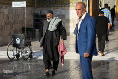 حرم علی‌ابن‌موسی ارضا(ع)، میعادگاه جاماندگان اربعین