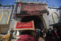 حرکت دسته‌های عزاداری به سمت حرمین شهدای کربلا