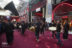 حرکت دسته‌های عزاداری به سمت حرمین شهدای کربلا