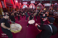 حرکت دسته‌های عزاداری به سمت حرمین شهدای کربلا