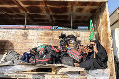 وضعیت تردد در پایانه مرزی شلمچه