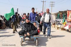 وضعیت تردد در پایانه مرزی شلمچه