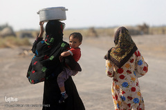 توزیع 5000هزار غذای نذری هم نمک در اربعین منطقه محروم جازموریان