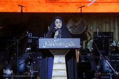 اشرف بروجردی، رییس سازمان اسناد و کتابخانه ملی در مراسم اختتامیه آیین ملی «چله عشق»