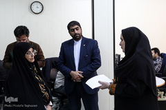  بازدید اشرف بروجردی، رئیس سازمان اسناد و کتابخانه ملی ایران از تحریریه ایکنا