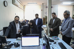  بازدید اشرف بروجردی، رئیس سازمان اسناد و کتابخانه ملی ایران از تحریریه ایکنا