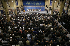 دیدار میهمانان کنفرانس بین‌المللی وحدت‌اسلامى‌ با رهبر انقلاب