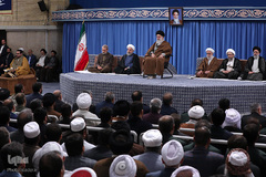 دیدار میهمانان کنفرانس بین‌المللی وحدت‌اسلامى‌ با رهبر انقلاب