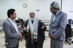 بازدید شیخ محمد نمر زغموت، رئیس شورای اسلامی فلسطین در لبنان از تحریریه ایکنا