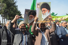 راهپیمایی حمایت از اقتدار ملی در خراسان جنوبی