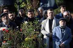 مراسم تشییع پیکر مرحوم «موسوی قهار» مداح و مناجات خوان پیشکسوت