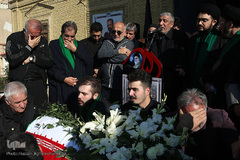 مراسم تشییع پیکر مرحوم «موسوی قهار» مداح و مناجات خوان پیشکسوت