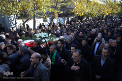 مراسم تشییع پیکر مرحوم «موسوی قهار» مداح و مناجات خوان پیشکسوت