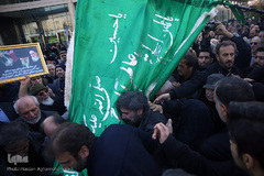 مراسم تشییع پیکر مرحوم «موسوی قهار» مداح و مناجات خوان پیشکسوت