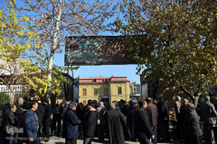 مراسم تشییع پیکر مرحوم «موسوی قهار» مداح و مناجات خوان پیشکسوت