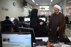 بازدید حجت الاسلام والمسلمین محمدحسین مختاری، رییس دانشگاه مذاهب اسلامی از ایکنا