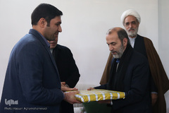 حضور جمعی از جامعه قرآنی در منزل ۴پیشکسوت قرآنی قم